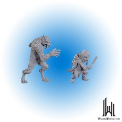 D&D Nolzur's Marvelous Miniatures: Chetney Pock O'pea & Werewolf